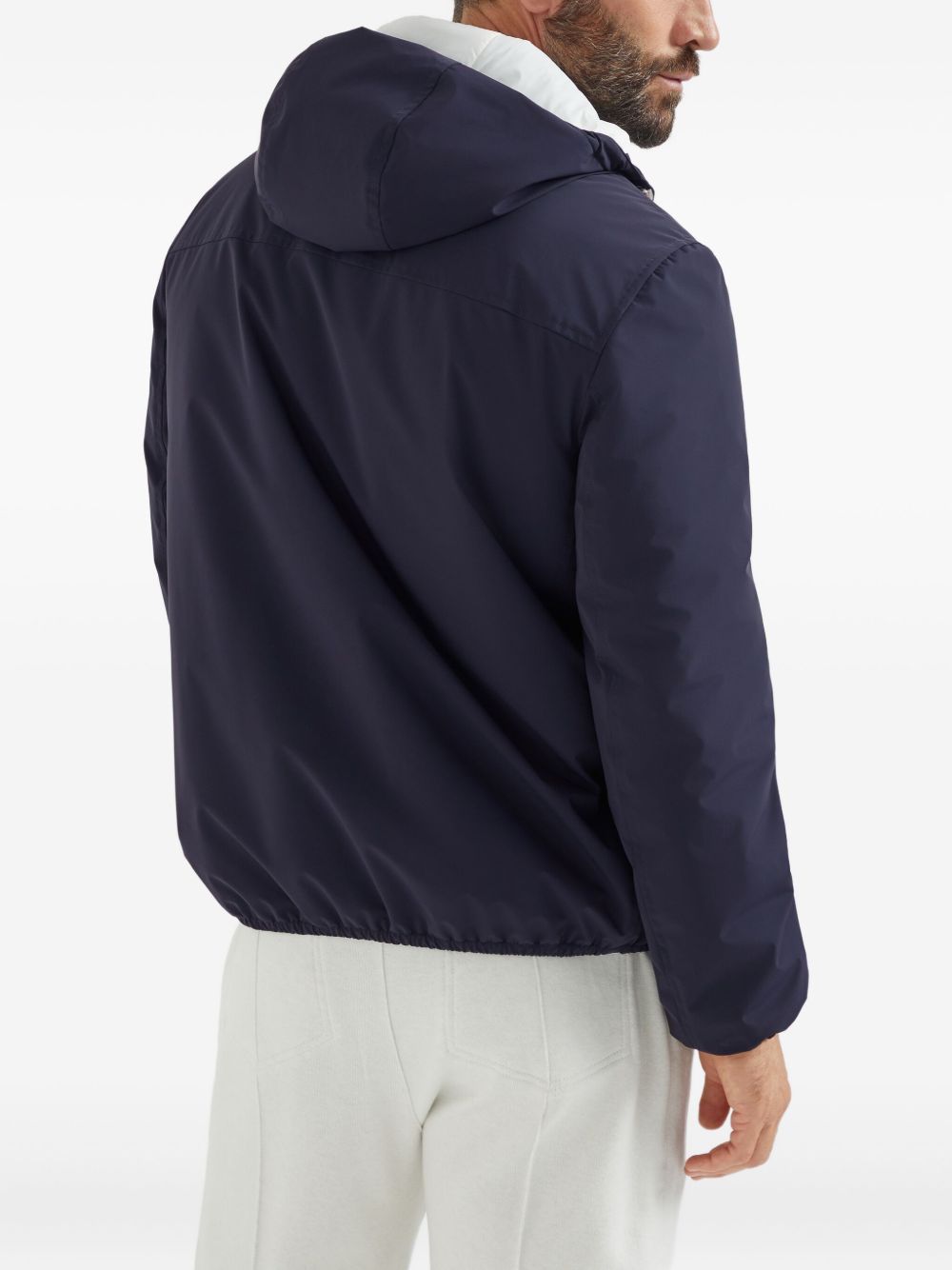 Brunello Cucinelli Nylon Blouson Jacket - Blue