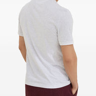 Brunello Cucinelli Logo Cotton T-shirt - Light Grey