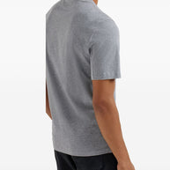 Brunello Cucinelli Logo Cotton T-shirt - Grey
