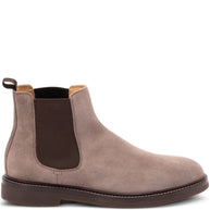 Brunello Cucinelli Suede Chelsea Boot