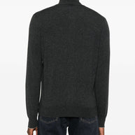Brunello Cucinelli Cashmere Zipped Cardigan - Grey
