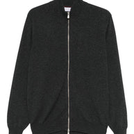 Brunello Cucinelli Cashmere Zipped Cardigan - Grey