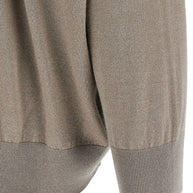 Brunello Cucinelli Wool And Silk Blend Hoodie - Dove Grey