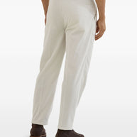 Brunello Cucinelli Velvet Trousers - White