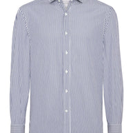 Brunello Cucinelli Cotton Shirt - Blue