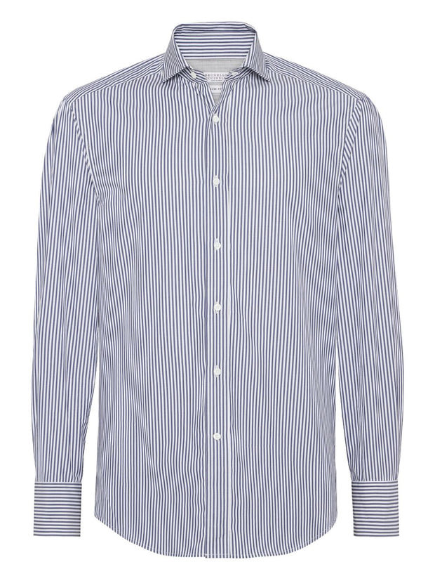 Brunello Cucinelli Cotton Shirt - Blue