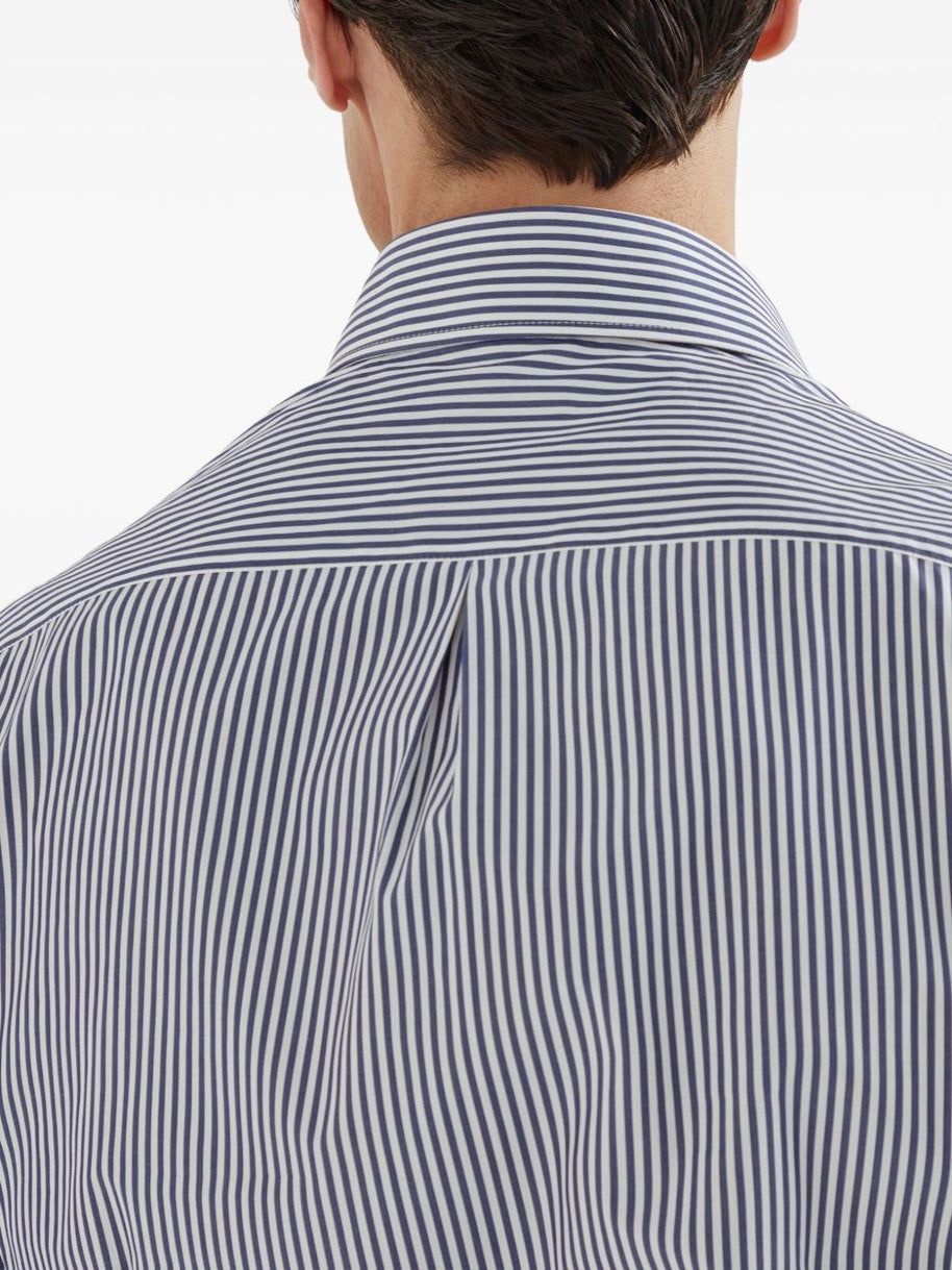 Brunello Cucinelli Cotton Shirt - Blue