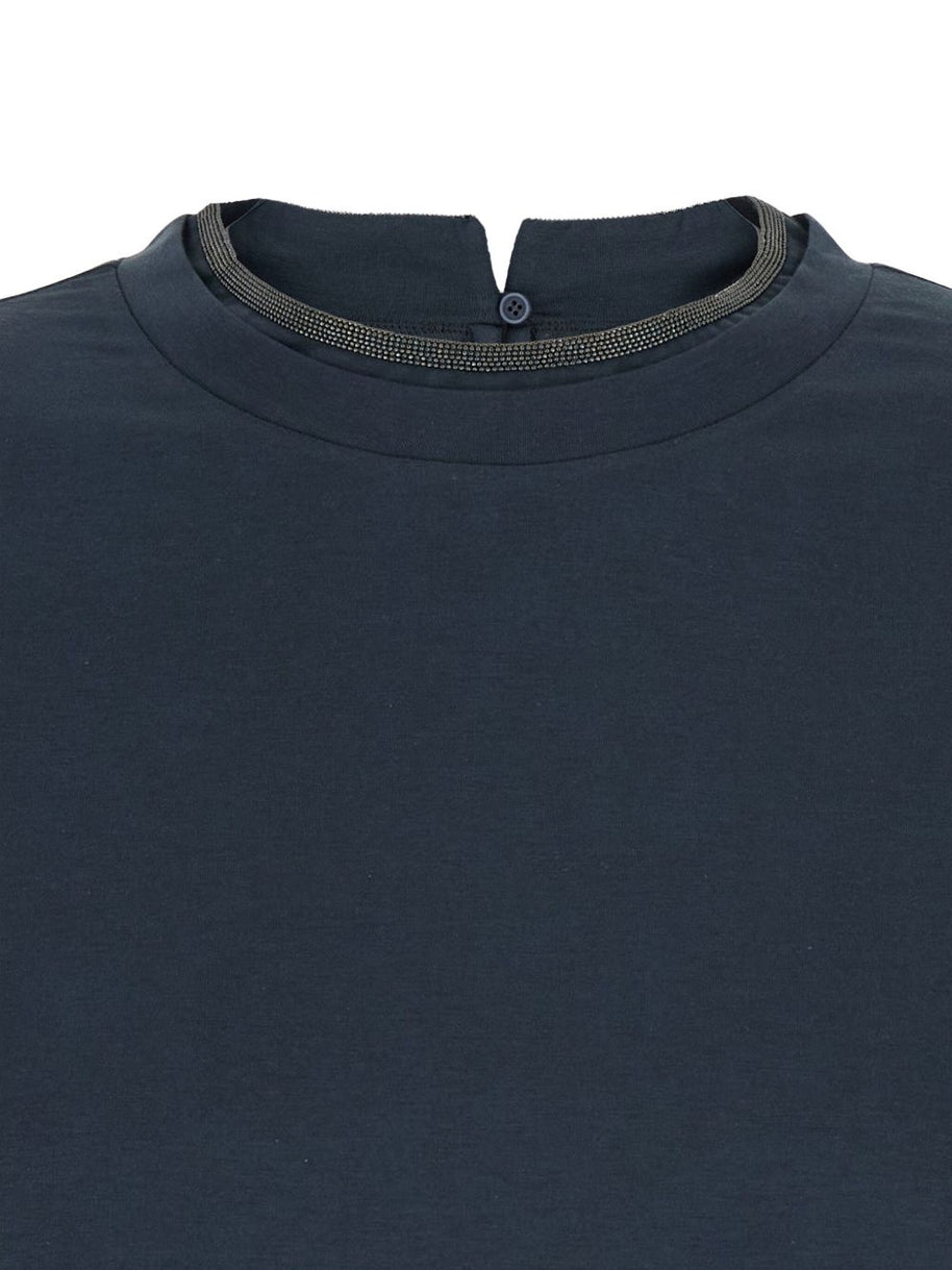 Brunello Cucinelli Cotton T-shirt - Blue
