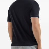Brunello Cucinelli Logo Cotton T-shirt - Blue