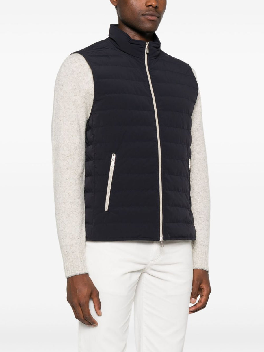 Brunello Cucinelli Nylon Down Jacket - Blue