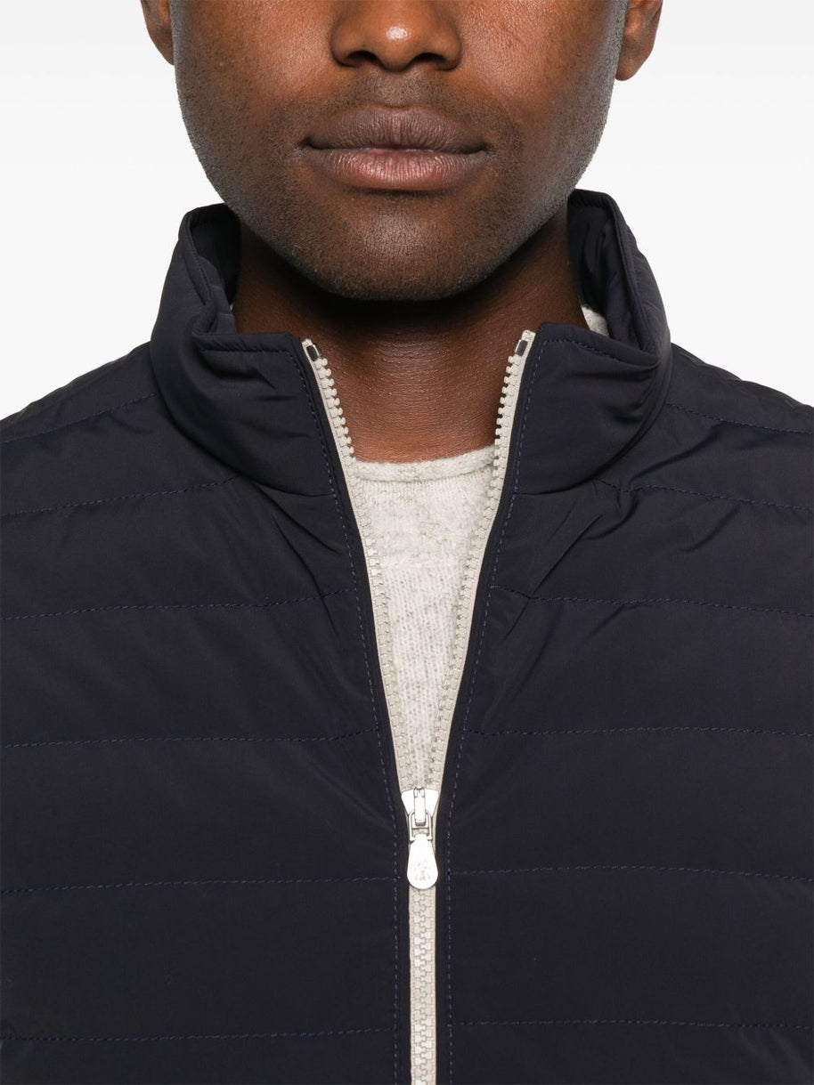 Brunello Cucinelli Nylon Down Jacket - Blue