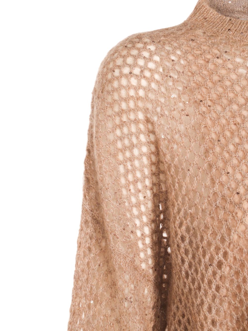 Brunello Cucinelli Wool Long Dress - Brown