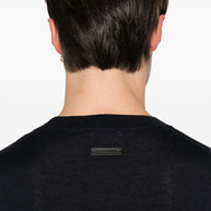 Jacob Cohen Wool And Silk Crewneck Sweater - Blue