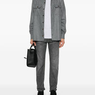 Brunello Cucinelli Wool Shirt - Grey