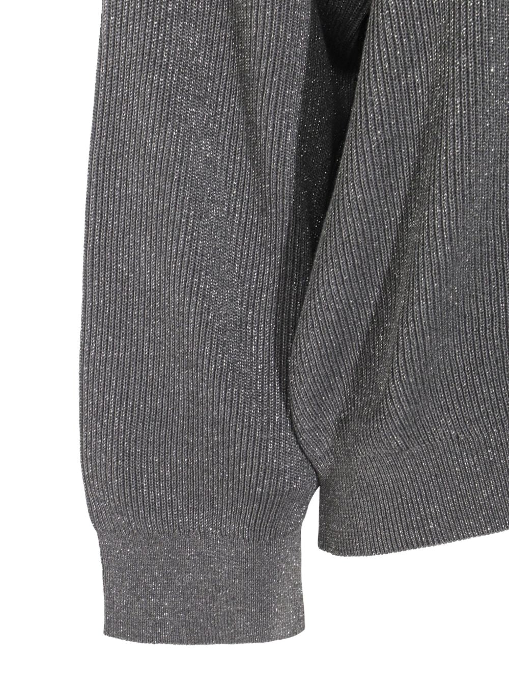 Brunello Cucinelli Cotton Crewneck Sweater - Grey