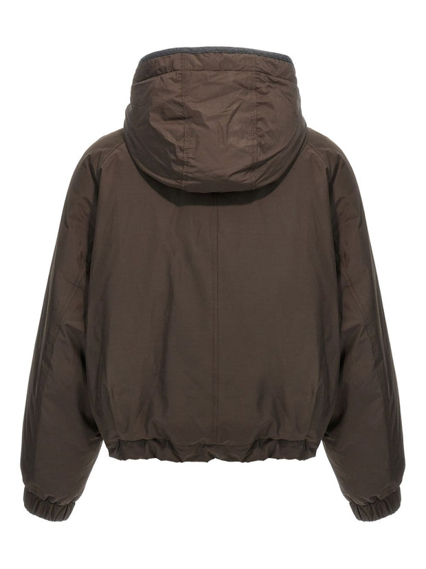 Brunello Cucinelli Short Down Jacket Brown