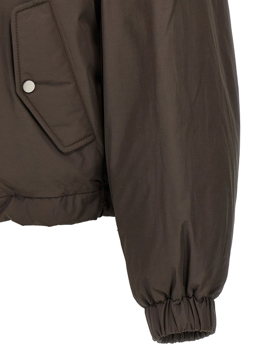 Brunello Cucinelli Short Down Jacket Brown