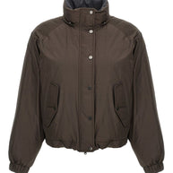 Brunello Cucinelli Short Down Jacket Brown