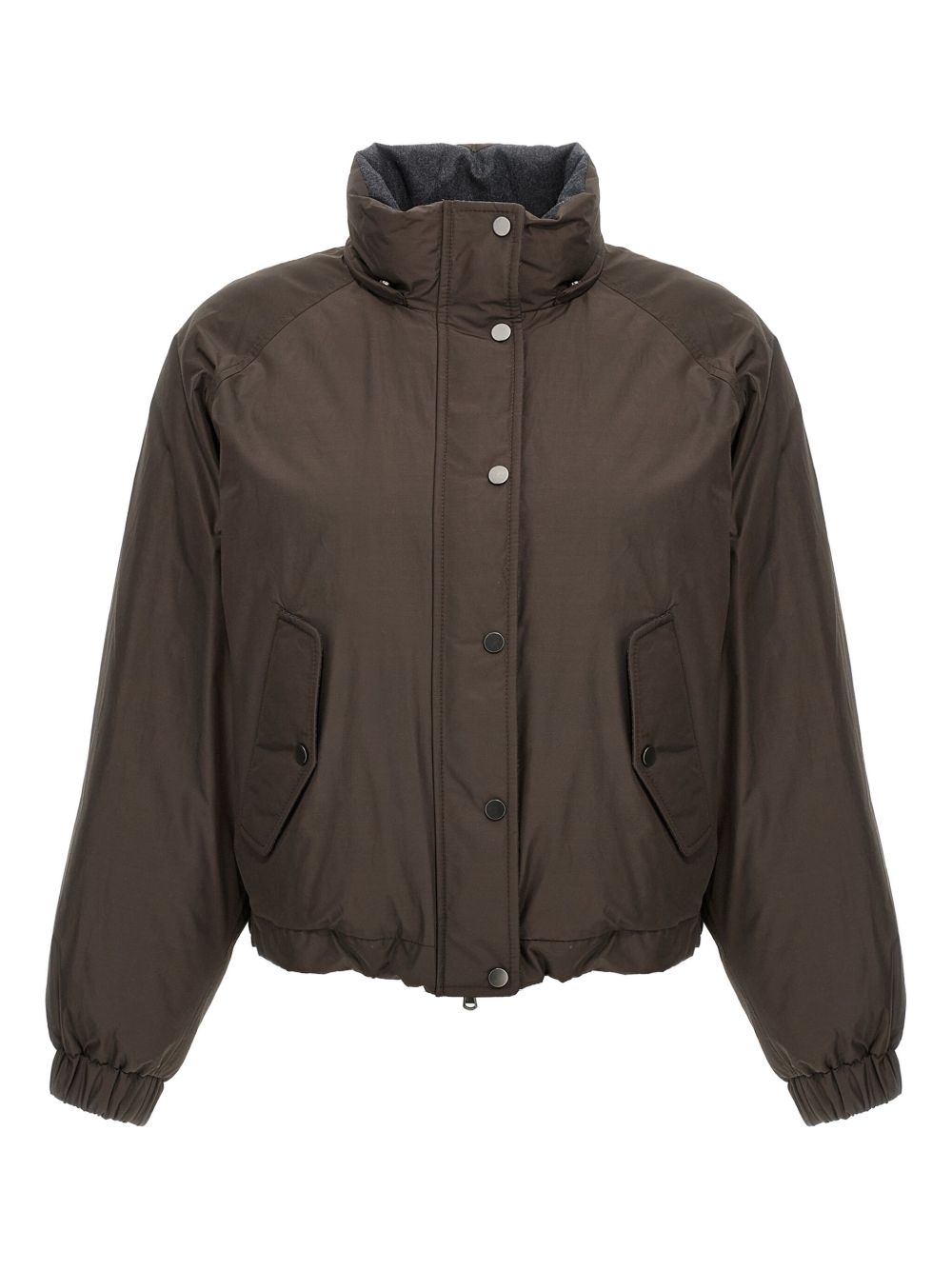 Brunello Cucinelli Short Down Jacket Brown