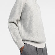 Brunello Cucinelli Cashmere Turtle-neck Sweater - Light Grey
