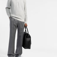 Brunello Cucinelli Cashmere Turtle-neck Sweater - Light Grey
