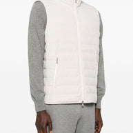 Brunello Cucinelli Nylon Down Jacket - White