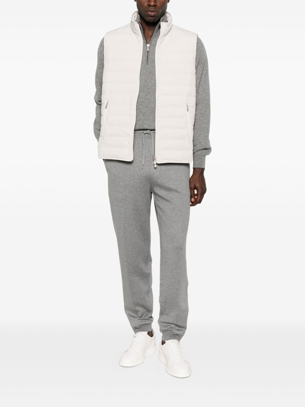 Brunello Cucinelli Nylon Down Jacket - White