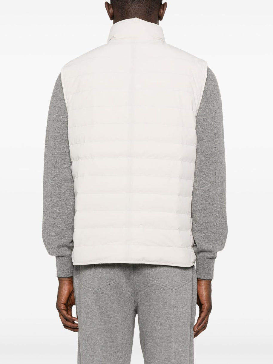 Brunello Cucinelli Nylon Down Jacket - White