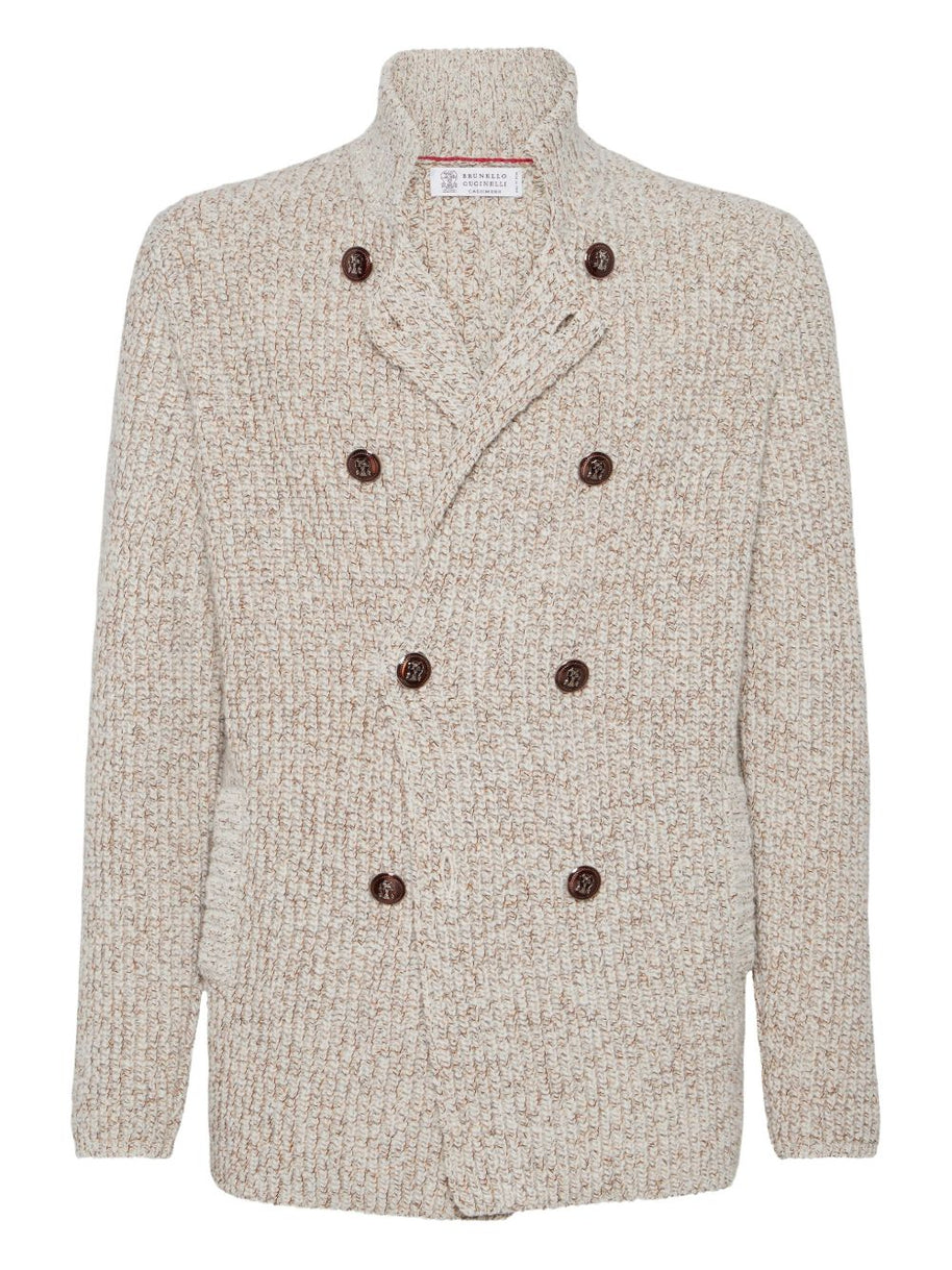 Brunello Cucinelli Wool And Cashmere Jacket - Beige