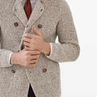 Brunello Cucinelli Wool And Cashmere Jacket - Beige