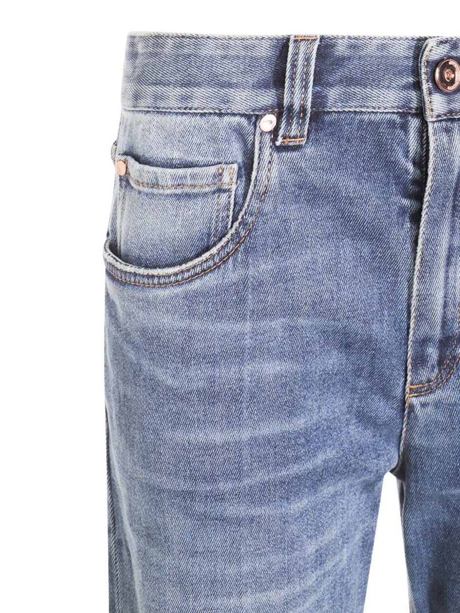 Brunello Cucinelli Denim Cotton Jeans - Blue