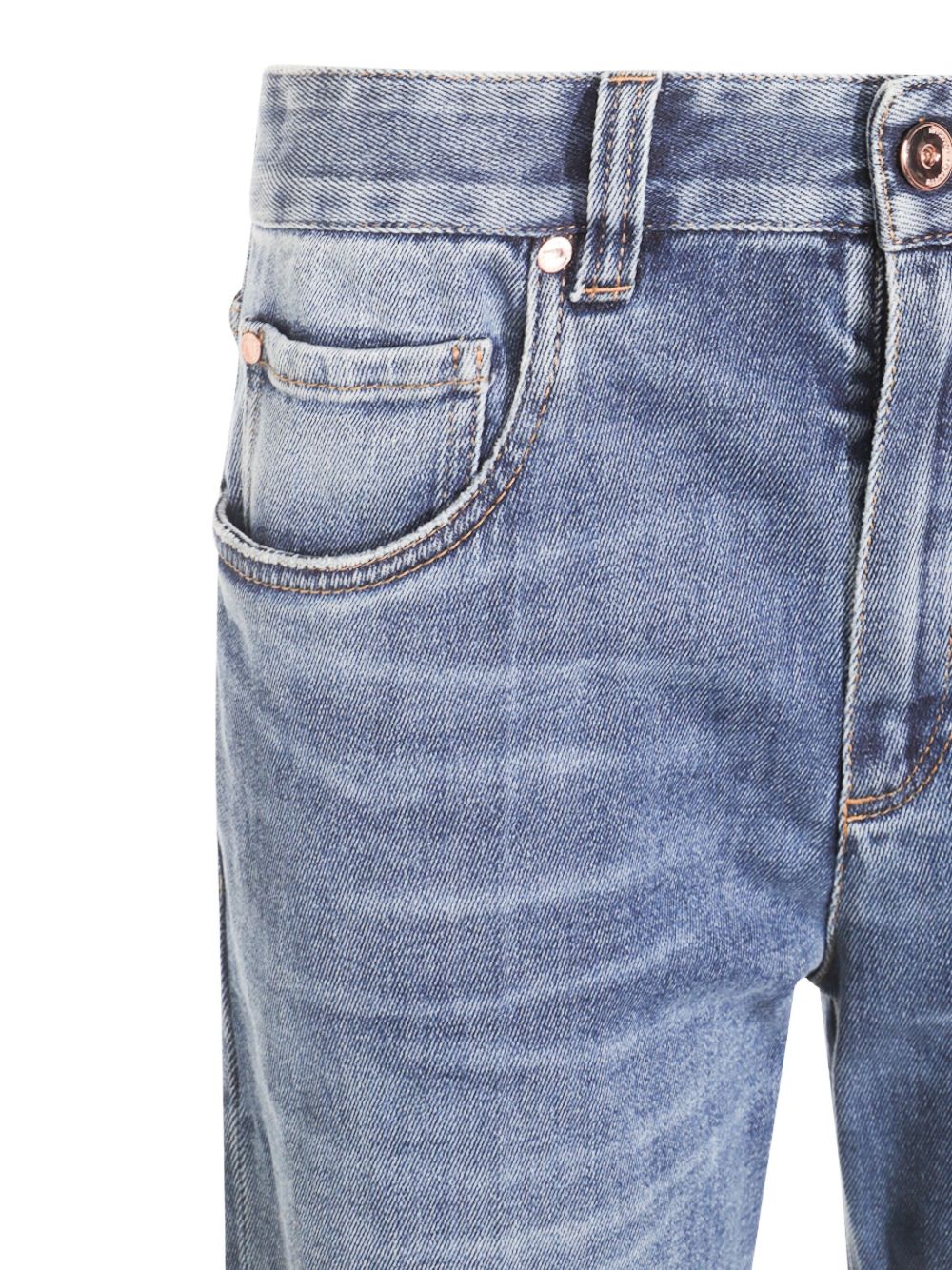 Brunello Cucinelli Denim Cotton Jeans - Blue