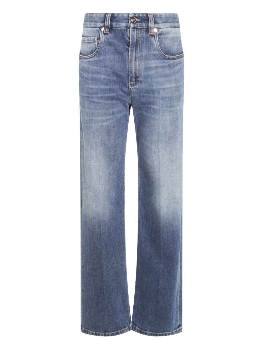 Brunello Cucinelli Denim Cotton Jeans - Blue