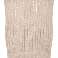 Brunello Cucinelli Wool Tank Top - Ivory