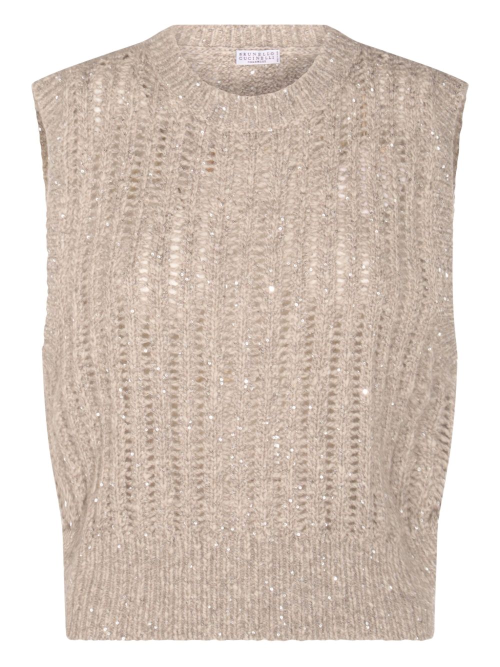 Brunello Cucinelli Wool Tank Top - Ivory