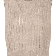 Brunello Cucinelli Wool Tank Top - Ivory