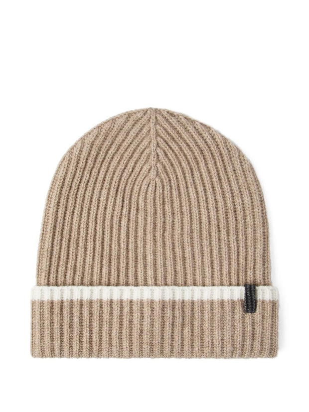 Brunello Cucinelli Cashmere Beanie Hat - Brown