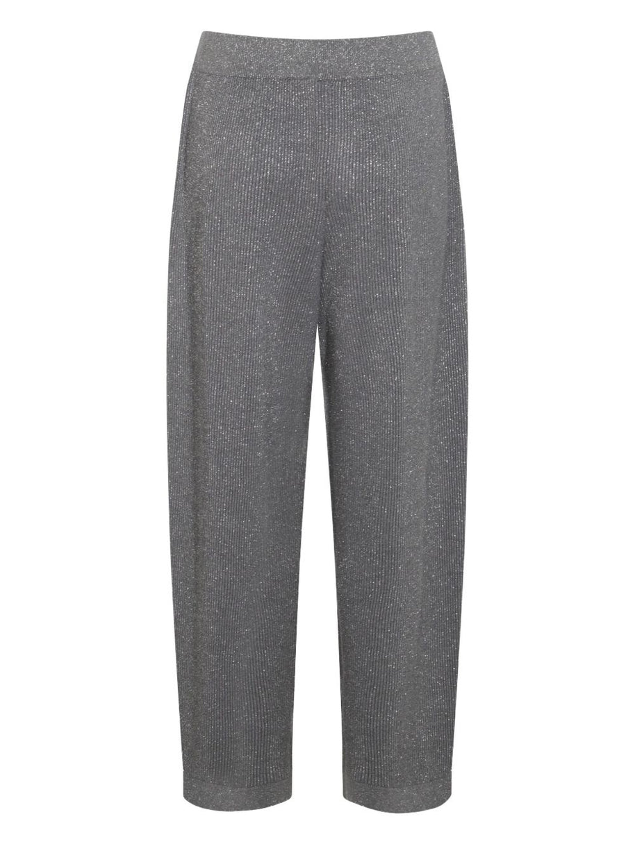 Brunello Cucinelli Cotton Trousers - Grey