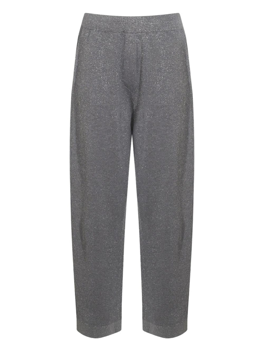 Brunello Cucinelli Cotton Trousers - Grey
