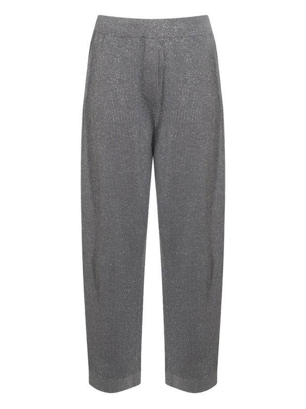 Brunello Cucinelli Cotton Trousers - Grey