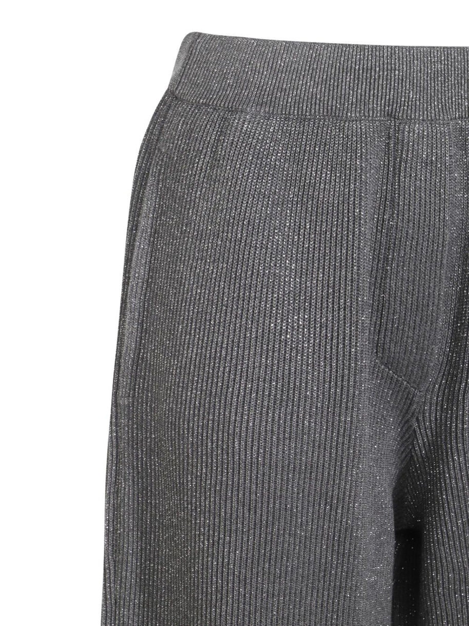 Brunello Cucinelli Cotton Trousers - Grey