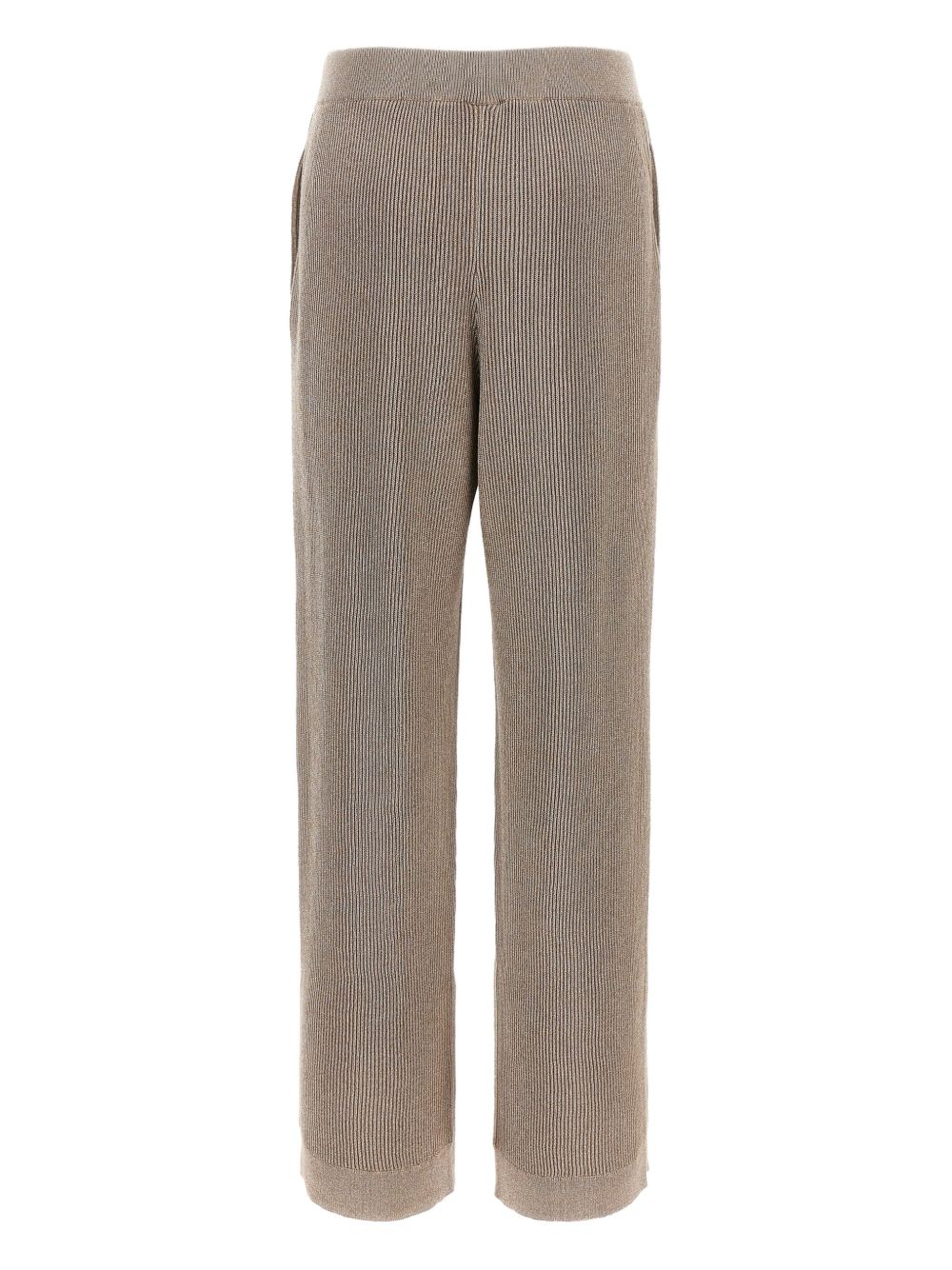 Brunello Cucinelli Ribbed Cotton Trousers
