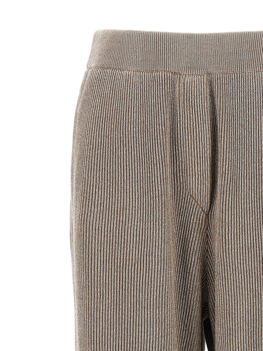 Brunello Cucinelli Ribbed Cotton Trousers