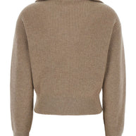 Brunello Cucinelli Cashmere Zipped Cardigan - Brown