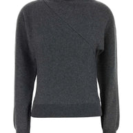 Tom Ford Cashmere And Cotton Turtle-neck Sweater - Grey