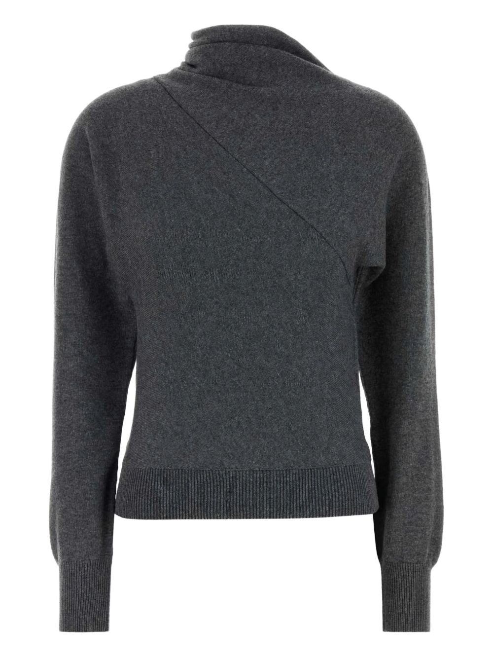 Tom Ford Cashmere And Cotton Turtle-neck Sweater - Grey