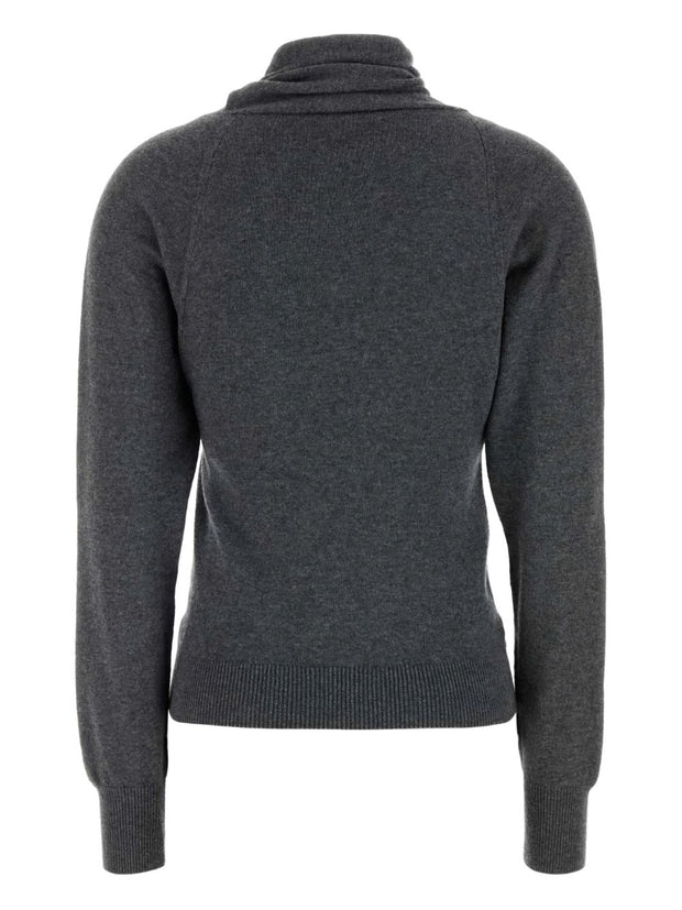 Tom Ford Cashmere And Cotton Turtle-neck Sweater - Grey