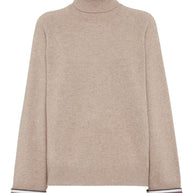 Brunello Cucinelli Cashmere Turtle-neck Sweater - Brown