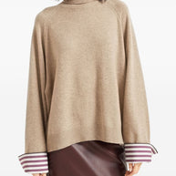 Brunello Cucinelli Cashmere Turtle-neck Sweater - Brown