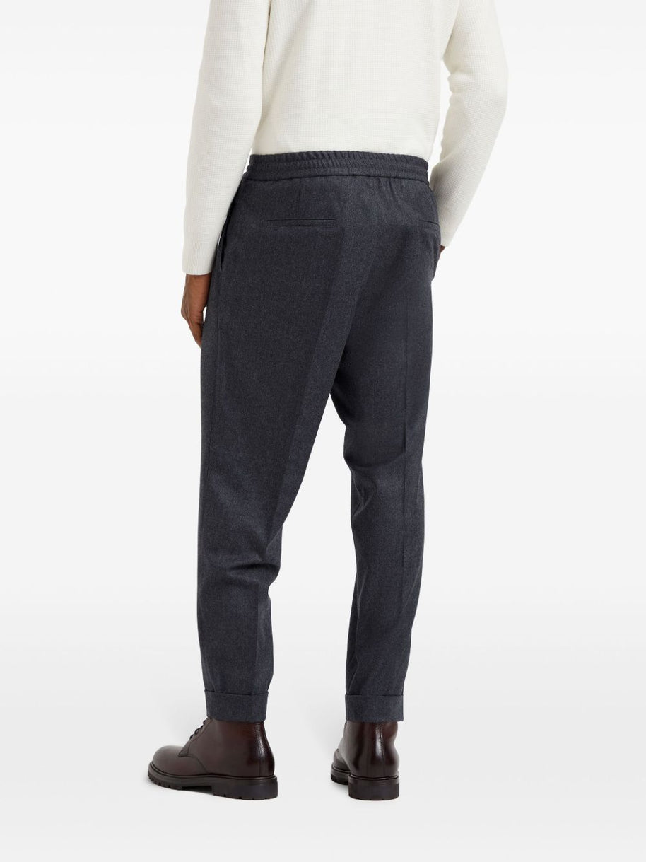 Brunello Cucinelli Wool Trousers - Grey